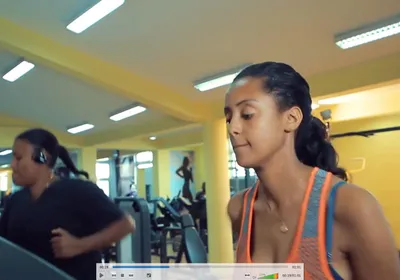 Team cycling / spinning class at Power Gym Addis Ababa